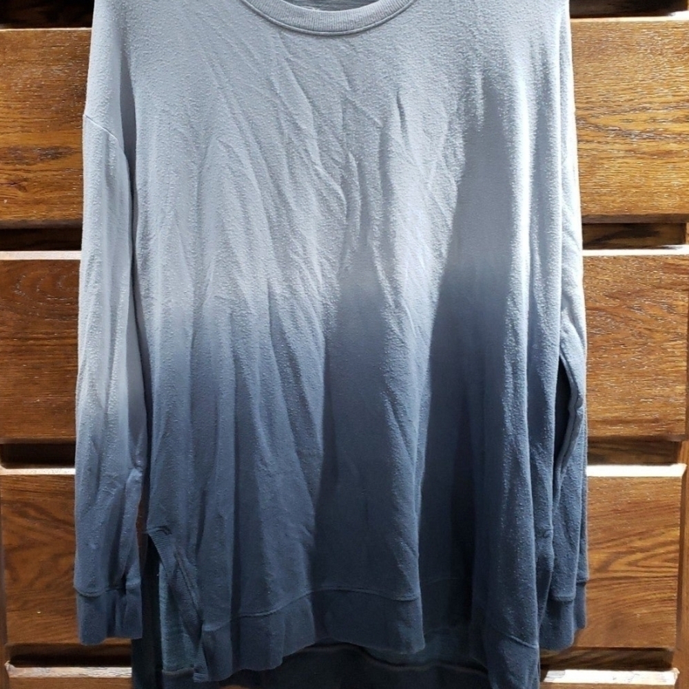 American Eagle Outfitters Soft & Sexy Blue Long Sleeve